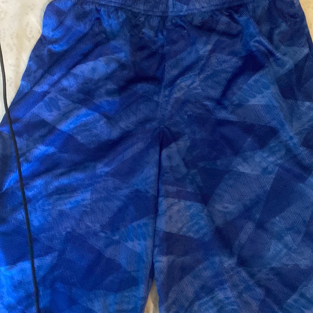 Royal blues Curry Under Armour heat gear shorts